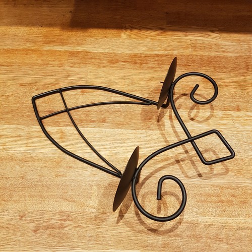 Wall mounted double candle - wall,