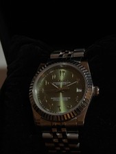 Seiko Mod Arabic Dial Olive Green Automatic Men’s Watch NH35A Movement