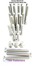 Honda CB125/CB 125 Twin K5 - Engine Covers Bolts Set - Stainless Steel