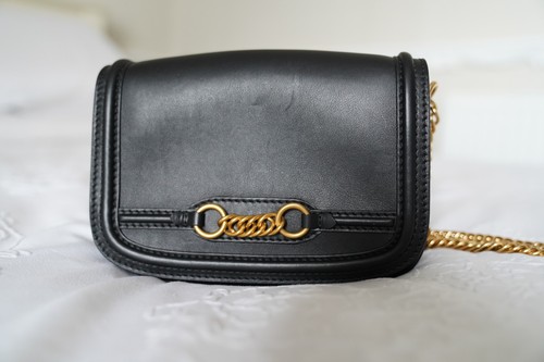 Burberry black leather chain - burberry,