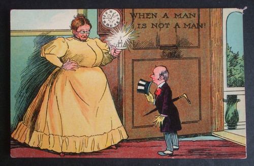 Old comic suffragette theme - old,