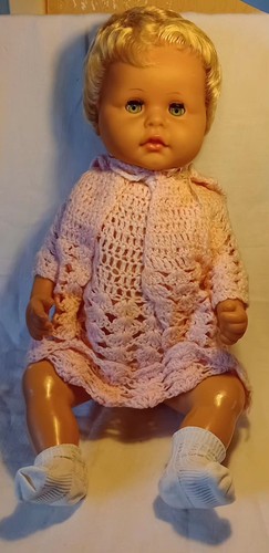 Vintage 65cm large blonde baby - 65cm,