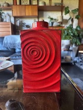 Vintage West German Pottery Steuler Zyklon Vase 194 / 25 In Red - Carl Zalloni