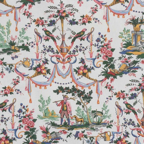 Carnival toile jouy fabric - de,