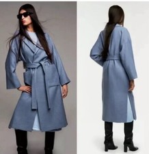 ZARA NEW 100% WOOL COAT WITH