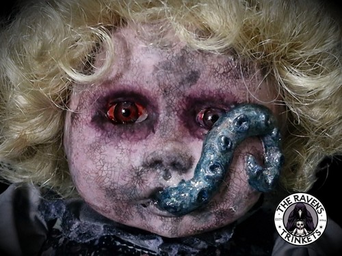 Creepy doll porcelain horror - doll,
