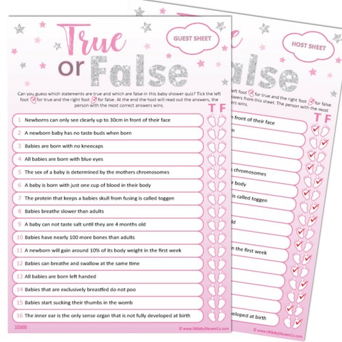 Baby shower game - game, player