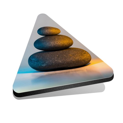 Triangle fridge mdf magnet - 1x,