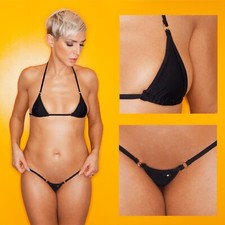 Sexy Micro Bikini Microkini Set Women Brazilian G-String Swimsuit Holidays Hot