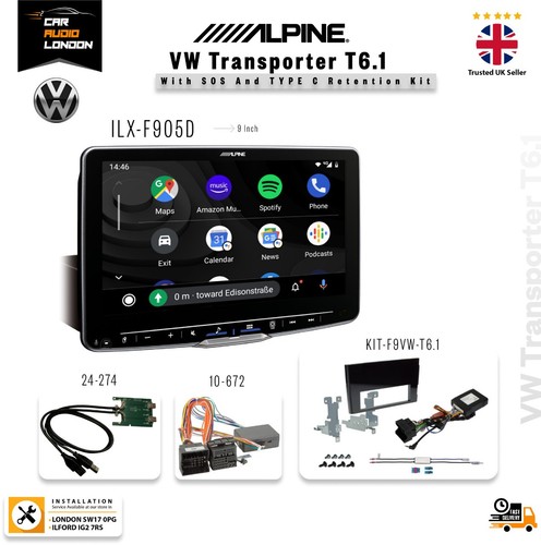 Alpine ilx f905d halo9 1 - vw, t6.1