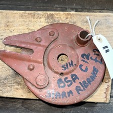 BSA C12 250cc Rear Brake Plate
