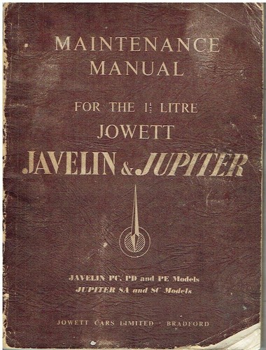 Jowett javelin jupiter - jowett, &