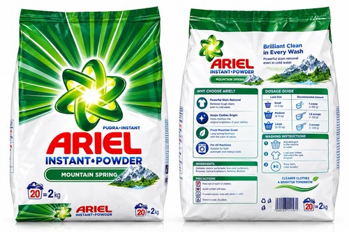 Ariel instant powder laundry - instant,