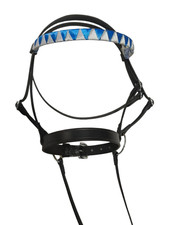 Equimed Hobby Horse Show Bridle – Real Leather, fits standard & Mini Range