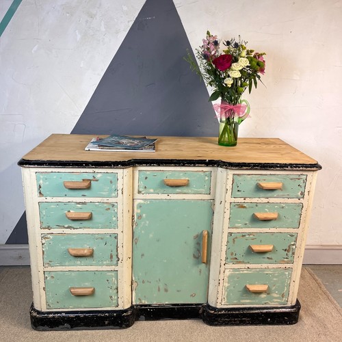 1930s pine painted - 1930s, vintage