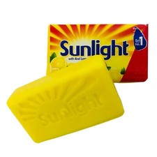 Sunlight Laundry Bar Real Lemon Detergent Clothes Washing Soap
