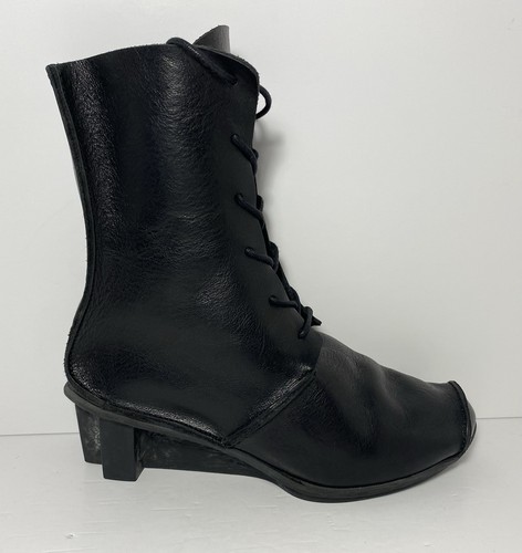 Trippen black leather lace - lace, up