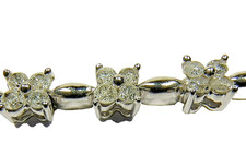 10K Solid White Gold 2CT