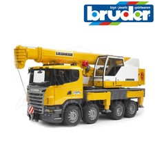 Bruder 03570 Scania R-Series Crane Truck with Working Liebherr Crane 1:16 Scale