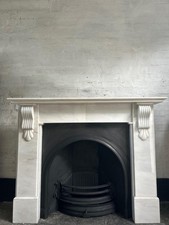 Marble Fire Surround for Cast Iron Fireplace