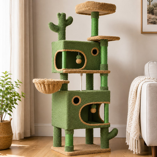 Cat tree 165cm cactus - cat,