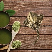 Brass Devil Fish Manta Ray Figurine Brass Fish Figurine