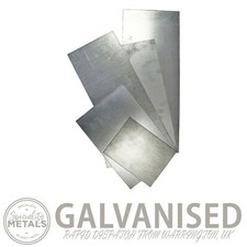 1.5mm Thick Galvanised Steel Sheet Flat Metal Plate UK Made Various Size