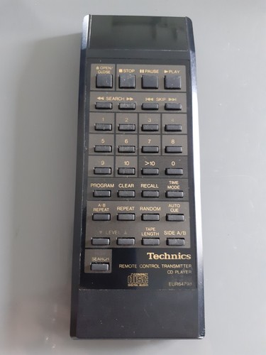 Technics eur64798 remote - technics,