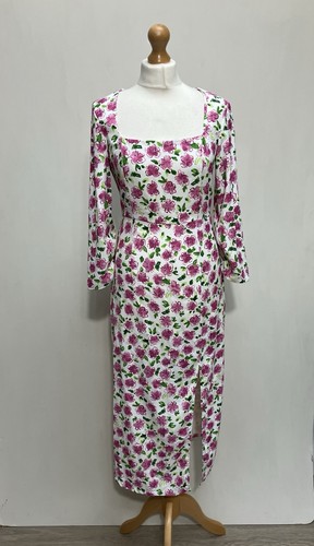 Zara dress small white pink - zara,