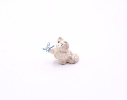 Vintage pewter miniature white - vintage,