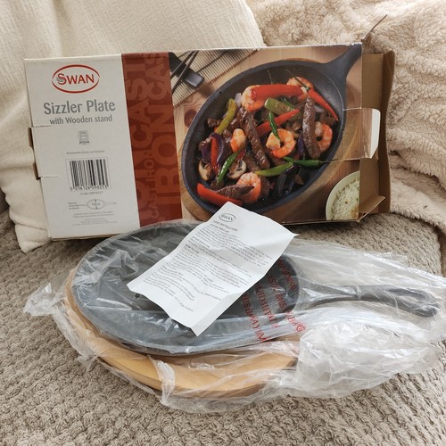 Cast iron sizzler - cast, platter