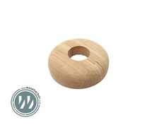 Solid Wood Radiator Pipe Cover Pipe Rose. For 15-18mm Pipes, 10 Colour Finishes!
