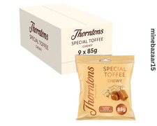 Thorntons Sweet Special Toffee Chewy  Original 9 x 85g Bags (Full Box)