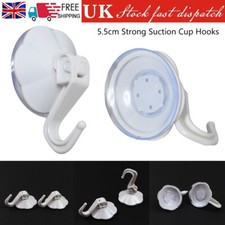 1-10Pcs Large Strong Suction Cup Hook HEAVY DUTY Glass/Window Bathroom Hanger UK