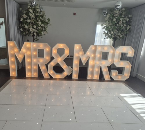 Mrs light letters - light, up