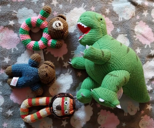 Knitted soft toys - toys, maman