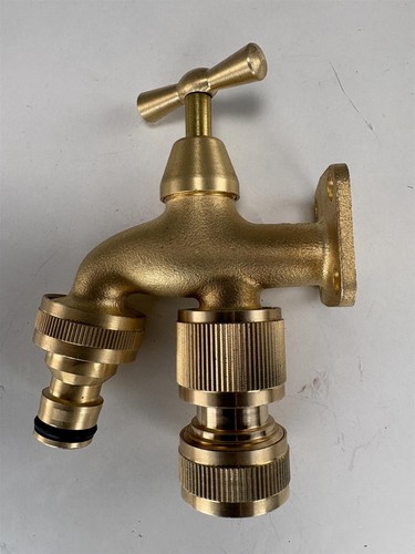 Heavy duty brass garden tap - heavy,