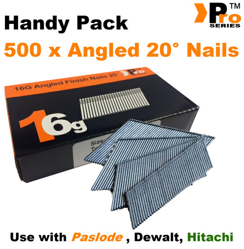 Gauge angled nails - 16,