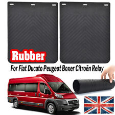 For Fiat Ducato Motorhome Campervan Mudflaps 2x Rubber Mud Flaps Splash Guards