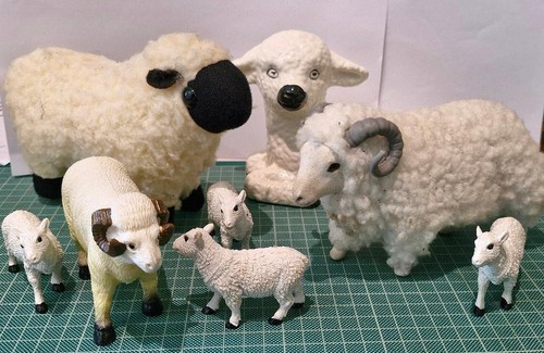 Bundle sheep ornaments - bundle, 8
