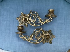 Antique Pair of Brass Swing