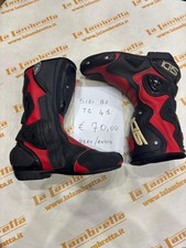 STIVALI MOTO SIDI B2 NERI E ROSSI TG 41