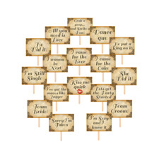 Props Photo Wedding Signs Hen Party Selfie Booth 15 Vintage Style Photography