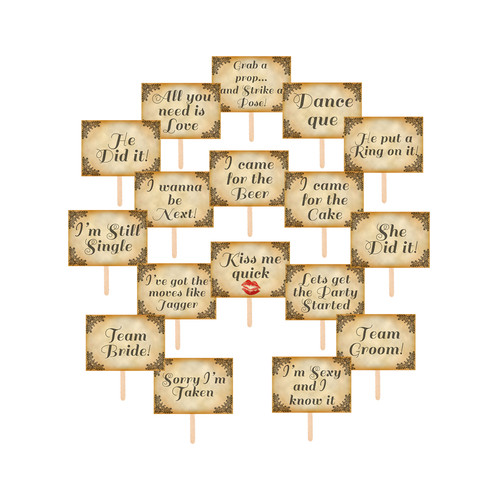 Props photo wedding signs - wedding,