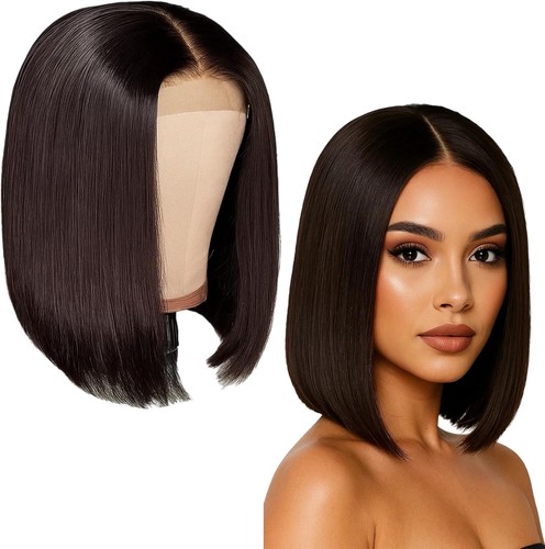 Bob wig inch short black - wig,,