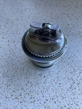 Vintage Wade Irish Porcelain Table Lighter Green and Blue Glaze with Shamrock