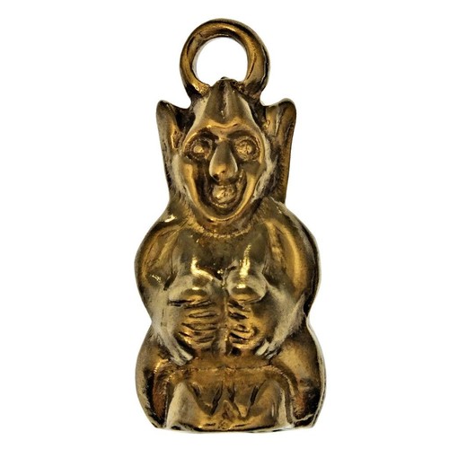 Vintage brass lucky pixie - brass,
