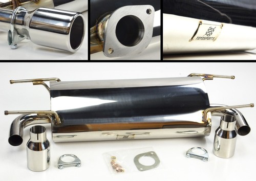 Stainless exhaust system rear - stainless,