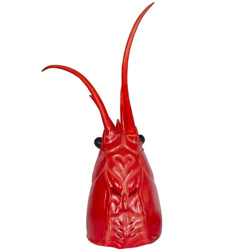 Latex lobster shrimp mask - shrimp,