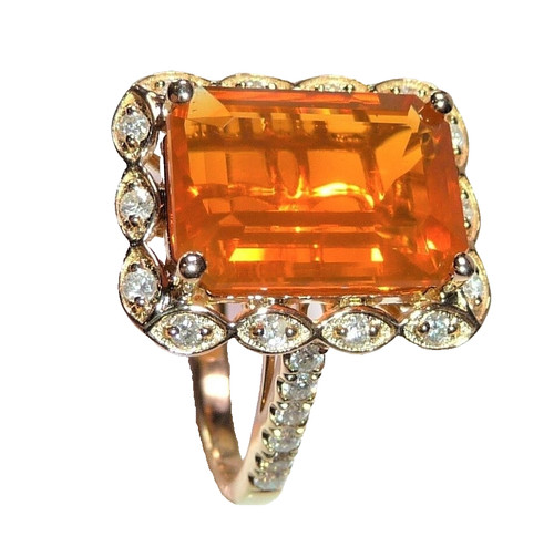 Ring ivens 585 gold fire - iv,